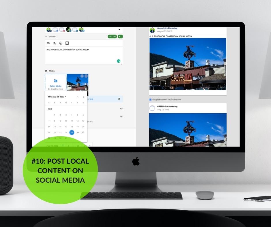 Post Local Content On Social Media