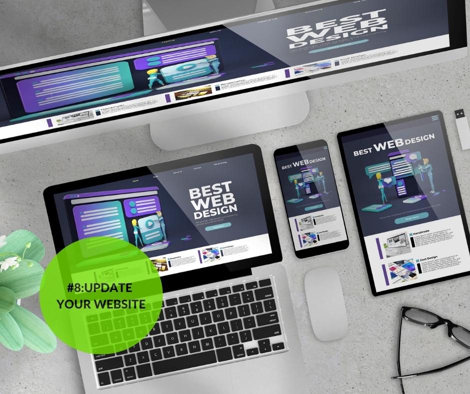 Update your website